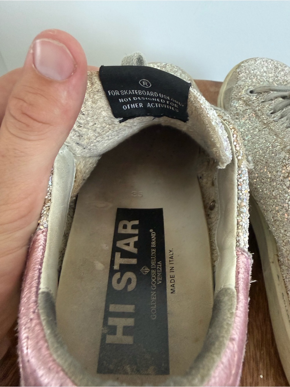 Golden Goose Hi Star Pink Women’s EU 38 – Authentic – Used Condition - Picture 4 of 5